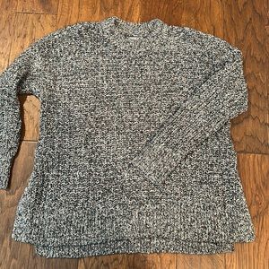 Black and Multicolored Speckled Aerie Sweater